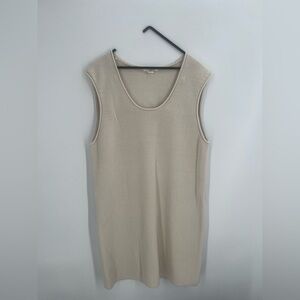 Cos Ribbed Knitted Wide Strap Vest